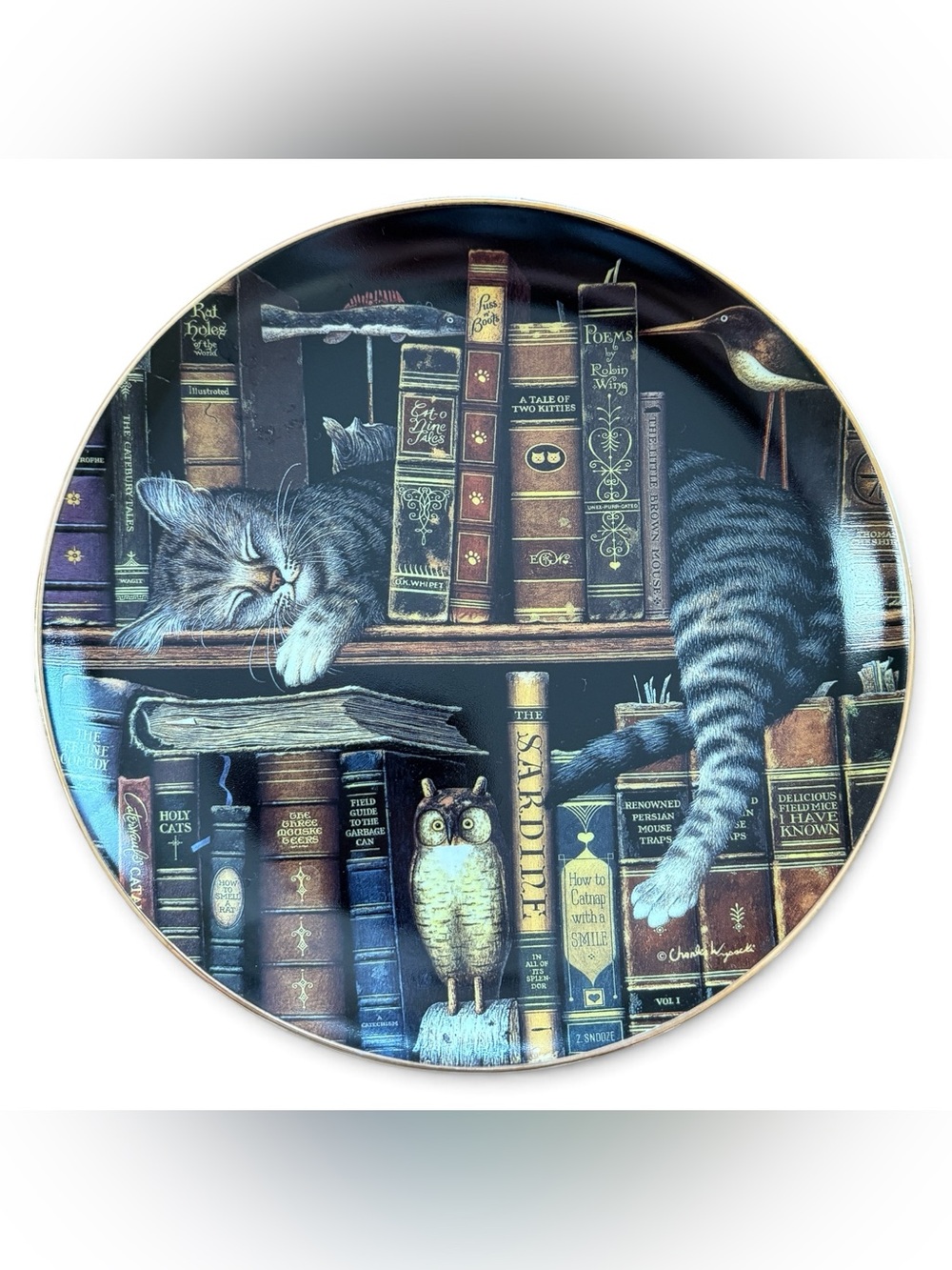Charles Wysocki’s "Frederick the Literate" Collector Plate the Bradford Exchange